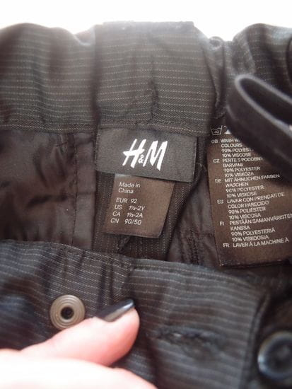 spodnie eleganckie H&M 92