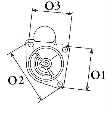 Rozrusznik reg BOSCH 0001362306