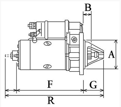 Rozrusznik reg BOSCH 0001362306