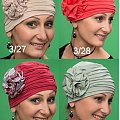 Turban Retro 3 kwiaty