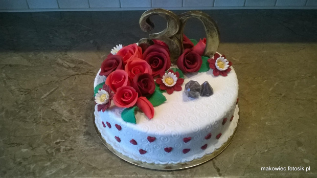30 -te urodziny #urodziny #tort #urodzinowy #tort #okazjonalny #urodziny
