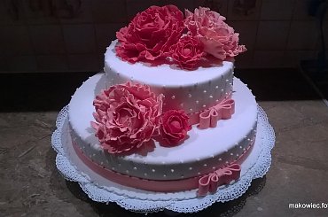 Tort z Peoniami na wesele 8-10 kg #tort #weslny #torty #weselne #peonie #torty #okazjonalne #tort
