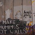 Na murze oddzierającym Autonomię Palestyńską