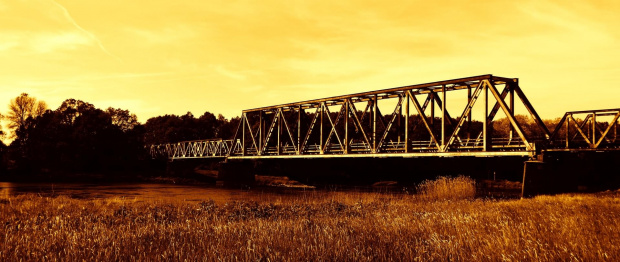 Most kolejowy w Stanach...