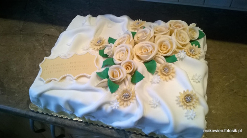 Tort na zakończenie roku szkolnego #tort #okolicznościowy #tort do #szkoły #tort #róże