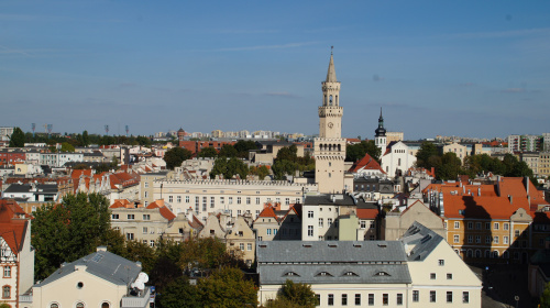 Opole, widok z Wieży Piastowskiej