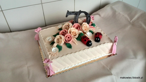 70-ka dla pani #tort #okolicznoścowy #torty #torty na #okazje #tort #tort #urodzinowy