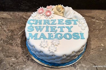 Tort na chrzest Małgosi #tort na #chrzciny #tort #chrzciny #tort #okazjonalny #torty