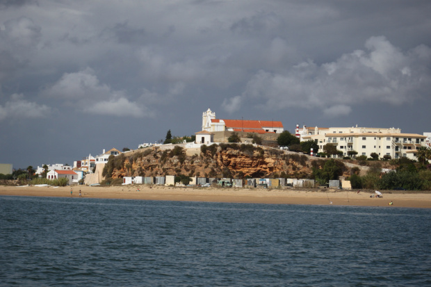 widok na Portimao z morza