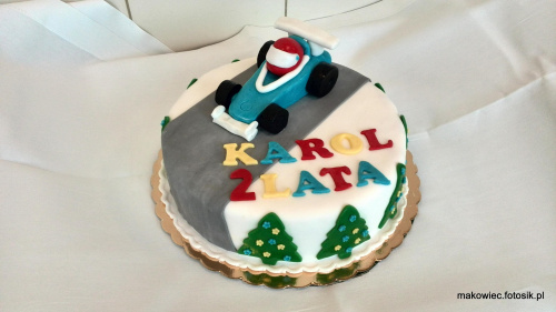 Wyścigówka dla karola #samochód #wyścigówka #tort z #samochodem #tort #okazjonalny #tort