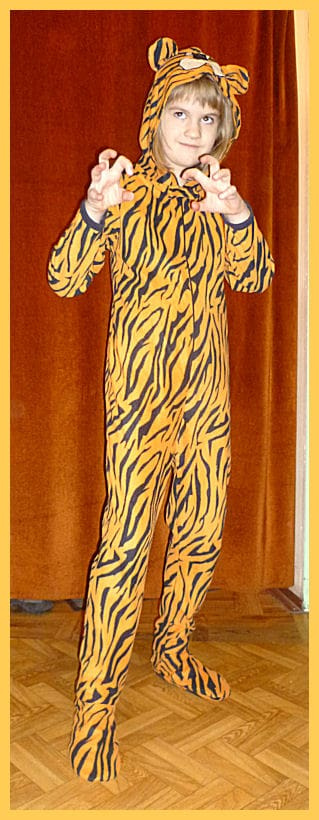 Tygrysek (dla dzieci), rozm. 84 - 145cm